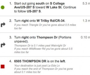 Directions to Happy Cat from College & Mulberry